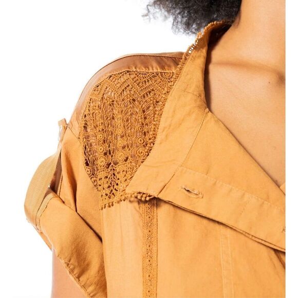 Burning Torch ALEXANDRIA UTILITARIAN DRESS in AMBER NWT Size XS - Picture 7 of 13